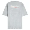 Camiseta de algodón con logotipo político «Gris» BLGA-508203-TAV44-GY