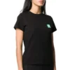 Camiseta de algodón ecológica de manga corta, color negro 578133THV631000