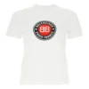 Camiseta de algodón estampada de manga corta, color blanco 612964TJVD69000