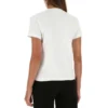Camiseta de algodón estampada de manga corta, color blanco 612964TJVD69000
