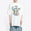 Camiseta de algodón oversize Balenciaga x LOS SIMPSONS «Blanco» 676589TLVG70901