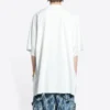 Camiseta de algodón oversize Balenciaga x LOS SIMPSONS «Blanco» 676589TLVG70901