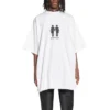 Camiseta de algodón oversize Pride 22 «Blanco Negro» 694576TMVO20904