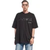 Camiseta de Balenciaga con diseño dibujado a mano, talle grande, «Negro» 641675TOVO51070