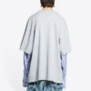 Camiseta de capas con logotipo Slime «Gris» 671401TLVF11203