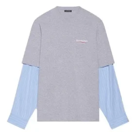 Camiseta de capas para Political Campaign «Gris» 671401TKVJ11379