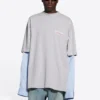 Camiseta de capas para Political Campaign «Gris» 671401TKVJ11379
