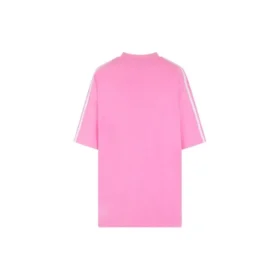 Camiseta de corte mediano Balenciaga x adidas «Neon Pink» 723955TNVU45280