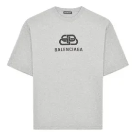 Camiseta de corte regular BB de tejido entrelazado «Gris» 578139TGV751300