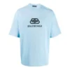 Camiseta de corte regular BB de tejido entrelazado «Light Blue» 578139TGV755840