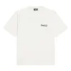 Camiseta de cuello redondo con bordado para Political Campaign, corte grande «Blanco» 641655TKVJ19084