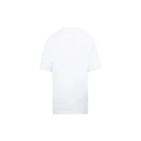Camiseta de cuello redondo con estampado de la colección SS21, color blanco 641655TIV549040