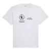 Camiseta de cuello redondo con logotipo de la colección SS21, gris 612965THV841167