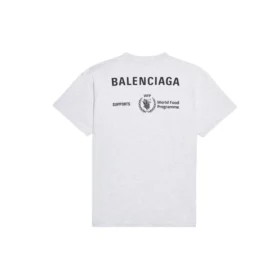 Camiseta de cuello redondo con logotipo de la colección SS21, gris 612965THV841167