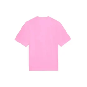 Camiseta de cuello redondo con logotipo del patrocinador, rosa/rojo 612965TJVD95764