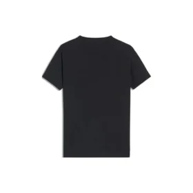 Camiseta de cuello redondo y manga corta con logotipo en degradado arcoíris, color negro 570814TEV531000
