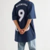 Camiseta de fútbol oversize «Azul» 641664TJV054482