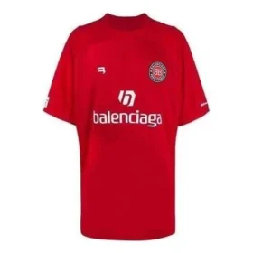 Camiseta de fútbol oversize «Rojo Blanco» 641666TJV056540
