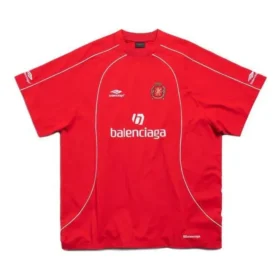 Camiseta de fútbol oversize «Rojo Blanco» 777705TPVV36643
