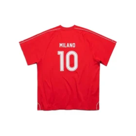Camiseta de fútbol oversize «Rojo Blanco» 777705TPVV36643