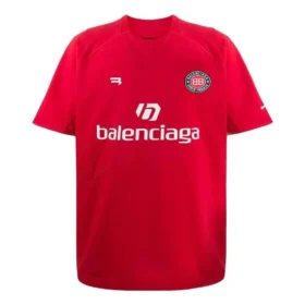 Camiseta de fútbol oversize «Rojo y blanco» 641658TJV516540