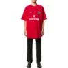 Camiseta de fútbol oversize «Rojo y blanco» 641658TJV516540