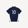 Camiseta de fútbol para hombre de corte oversize en azul marino Camiseta de fútbol para hombre de corte oversize en azul marino