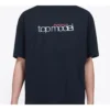 Camiseta de hombre Balenciaga Top Model Retro de punto, corte ajustado, manga corta, color negro 612966TIV821000