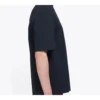 Camiseta de hombre Balenciaga Top Model Retro de punto, corte ajustado, manga corta, color negro 612966TIV821000