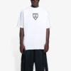 Camiseta de hombre con estampado, cuello redondo, manga corta, blanca, SS21, 651795TKV779040