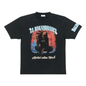 Camiseta de la colección de Aya Nakamura, talla grande, «Negro» 641655TMV861055 Camiseta de la colección de Aya Nakamura, talla grande, «Negro» 641655TMV861055