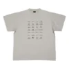 Camiseta de logotipos «Gris claro» de tallas grandes 712398TNVQ71342
