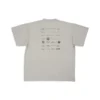 Camiseta de logotipos «Gris claro» de tallas grandes 712398TNVQ71342