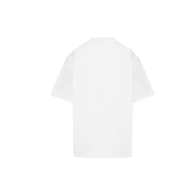 Camiseta de manga corta blanca con estampado de letras y logotipo de la corona 594599TGV489000