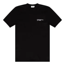 Camiseta de manga corta con bordado, color negro, colección SS21, 641655TKV861070