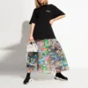 Camiseta de manga corta con bordado, color negro, colección SS21, 641655TKV861070