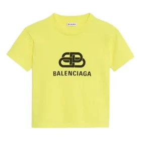 Camiseta de manga corta con estampado BB, color amarillo 583224TFV657072 Camiseta de manga corta con estampado BB, color amarillo 583224TFV657072