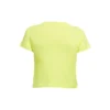 Camiseta de manga corta con estampado BB, color amarillo 583224TFV657072
