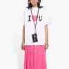 Camiseta de manga corta con estampado, color blanco, 612965TJVL59040