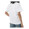 Camiseta de manga corta con estampado de letras «Lens», color blanco, 612965TIV829000