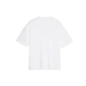 Camiseta de manga corta con estampado de letras y logotipo en el pecho, color blanco 570813TEV489044 Camiseta de manga corta con estampado de letras y logotipo en el pecho, color blanco 570813TEV489044