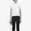 Camiseta de manga corta con estampado del logotipo alfabético «Blanco» 612964TIV529040