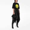 Camiseta de manga corta con estampado Drip Peace, talle grande, colección SS21, color negro 641655TKVA11012