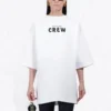 Camiseta de manga corta con estampado para hombre de Balenciaga, color blanco, 620941TIV749040