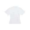 Camiseta de manga corta con logo de graffiti, color blanco, 641590TJV969040