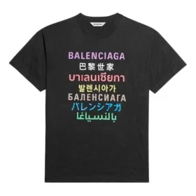 Camiseta de manga corta con logo estampado «Negro» 612965TJVI32771 Camiseta de manga corta con logo estampado «Negro» 612965TJVI32771