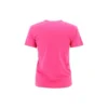 Camiseta de manga corta con logo retro pequeño, rosa 570796TBV435630