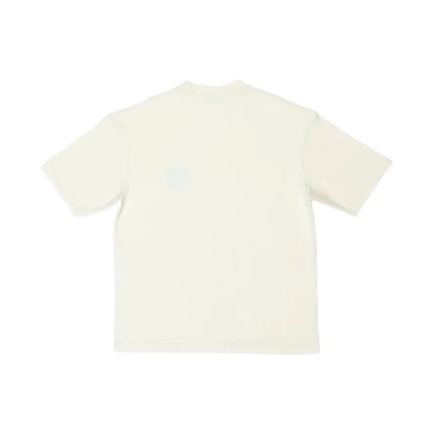 Camiseta de manga corta con logotipo Scissor Crest «Crema» 612966TMVA29069