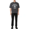 Camiseta de manga corta con logotipo Varsity «Negro lavado» 612966TMV981000