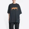Camiseta de manga corta de Metallica, corte oversize «Black Orange» 694576TMV880105